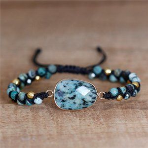 Handmade Bracelets| Healing Natural Stone Bracelets| African Turquoise Bracelets